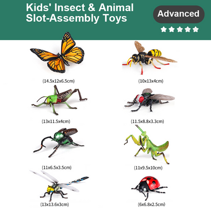 🐞 Insect & Animal Slot-Assembly Toys🎄🎁