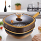 🍳 49% OFF NOW! ✨ 12in Titanium Alloy Non-Stick Pot - Healthy Cooking Without Chemicals, Dishwasher Safe & Cool-Touch Handles 🔥📦