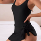 ✨ 49% OFF! Women's Tummy Control Tie Knot Swimsuit with Skirt  – Summer Essential 🌊