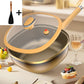 🍳 49% OFF NOW! ✨ 12in Titanium Alloy Non-Stick Pot - Healthy Cooking Without Chemicals, Dishwasher Safe & Cool-Touch Handles 🔥📦