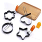 Non-Stick Egg Ring Set with Fun Shapes