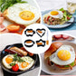 Non-Stick Egg Ring Set with Fun Shapes