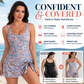 ✨ 49% OFF! Women's Tummy Control Tie Knot Swimsuit with Skirt  – Summer Essential 🌊