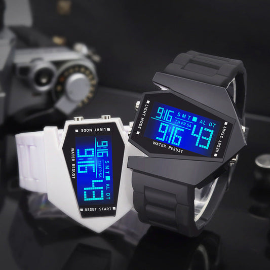 ⌚Creative luminous aeroplane shape LED watch🔥