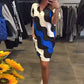 Women's V-Neck Short Sleeve Dress