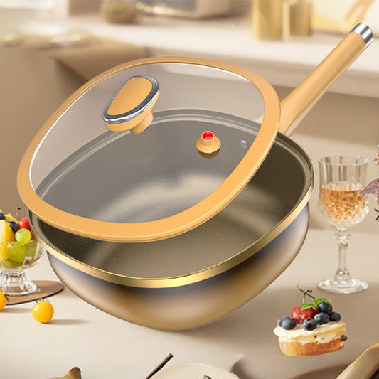 🍳 49% OFF NOW! ✨ 12in Titanium Alloy Non-Stick Pot - Healthy Cooking Without Chemicals, Dishwasher Safe & Cool-Touch Handles 🔥📦