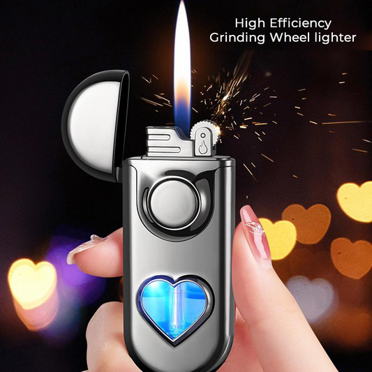Double Flame Grinding Wheel Lighter