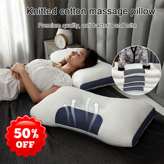 🔥🎁Hot Sale 49% OFF🛏️Antibacterial Neck Support Sleep-Aid Massage Pillow