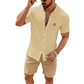 👔 FLASH SALE: 49% OFF! ☀️ Men's Summer Casual Button-Up Shirt – Stand Collar, Breathable & Relaxed Fit ✨
