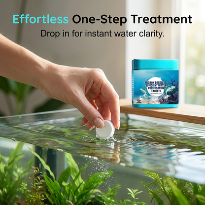 ⏳Limited-time 49% off⏰dHigh-Efficiency Aquarium Water Purification Tablets🐟