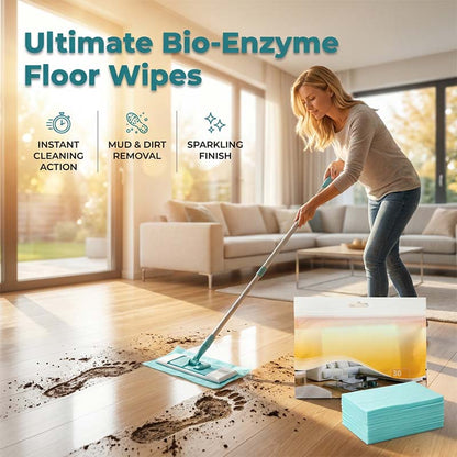 🎁LAST DAY SALE 49% OFF🔥All-in-One Bio-Enzyme Floor Cleaning Wipes