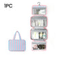 Striped Hanging Travel Toiletry Bag