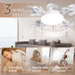 🌀 50% OFF! 💡 Ceiling Fan with E27 Socket – Quiet 2-in-1 LED Fan with Remote Control – Cooling & Lighting in One 🏠